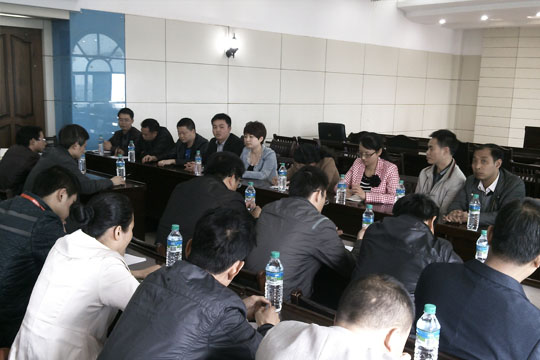 貴州茅臺眾精英來四特酒公司參觀學(xué)習(xí)